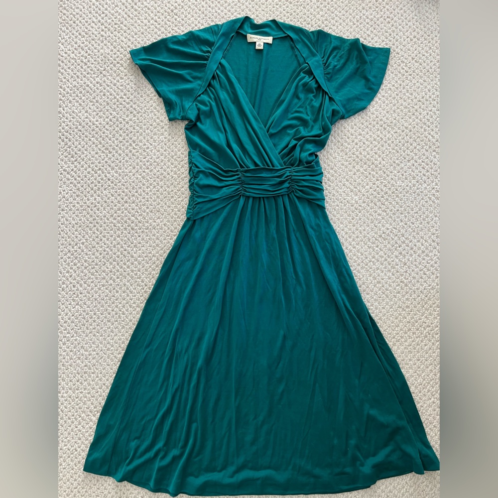 Banana Republic Deep Green Midi Dress